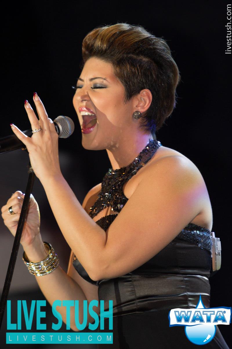 NBC's The Voice Season 5 Winner and Jamaican Power-house Tessanne Chin in her element